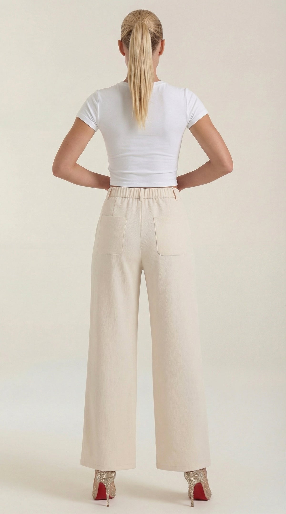 Allison Weite Pantalones de Pana