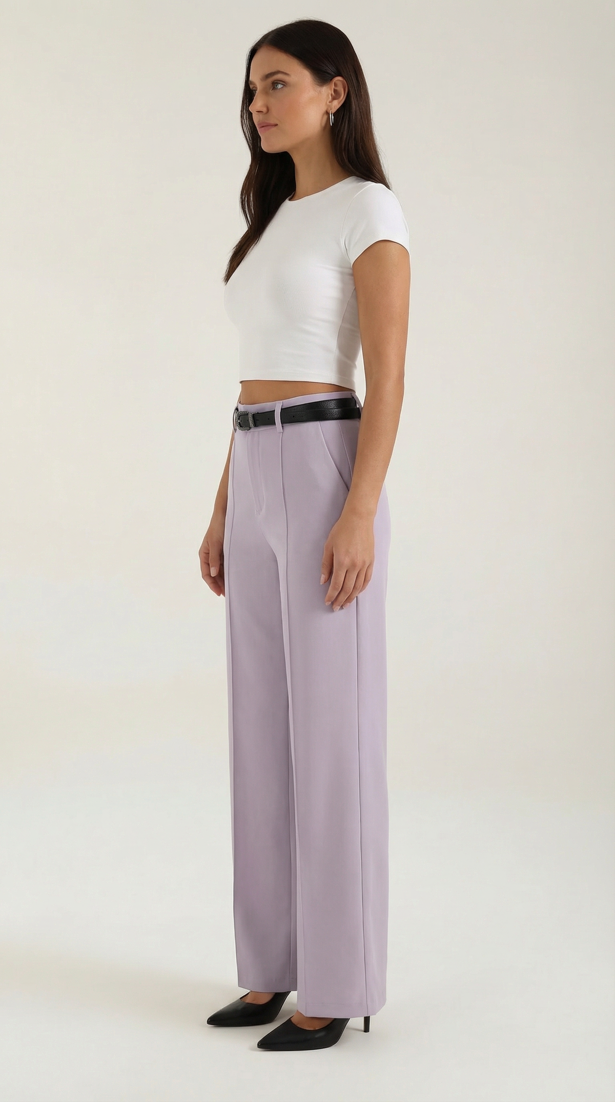 Bertha Pantalones Amplios de Tela
