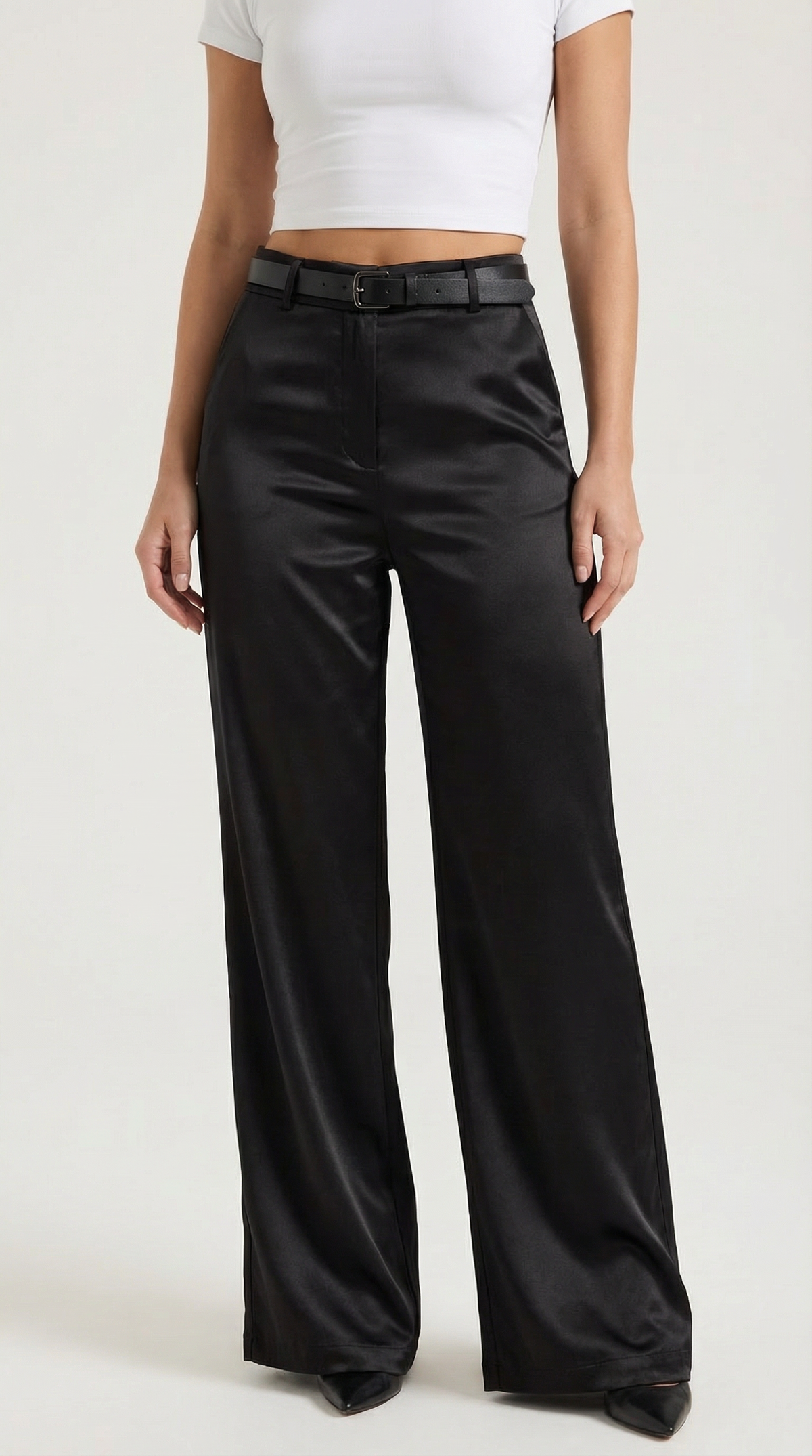 Bertha Pantalones Amplios de Tela