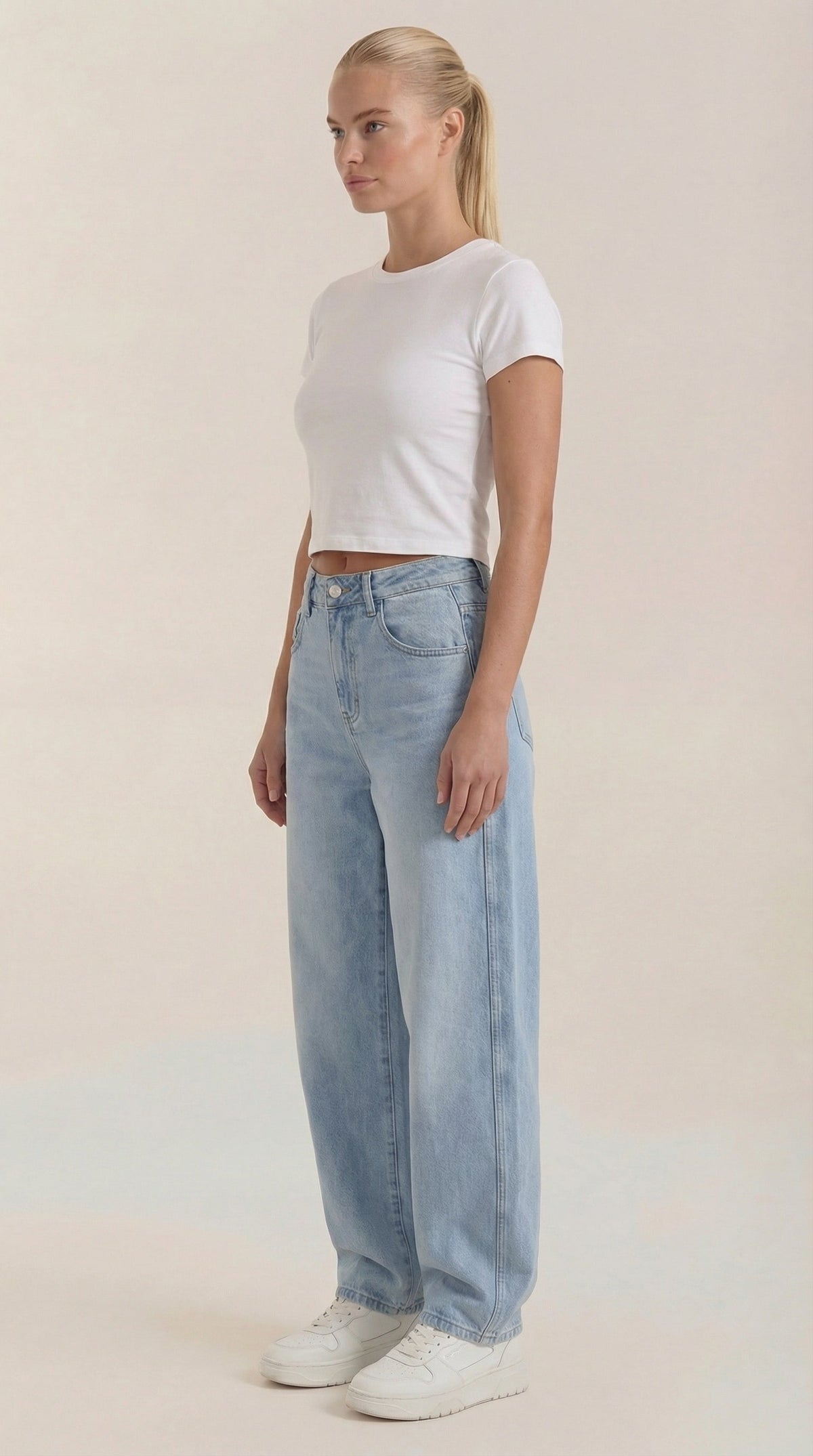 Pantalones Bridget de corte amplio