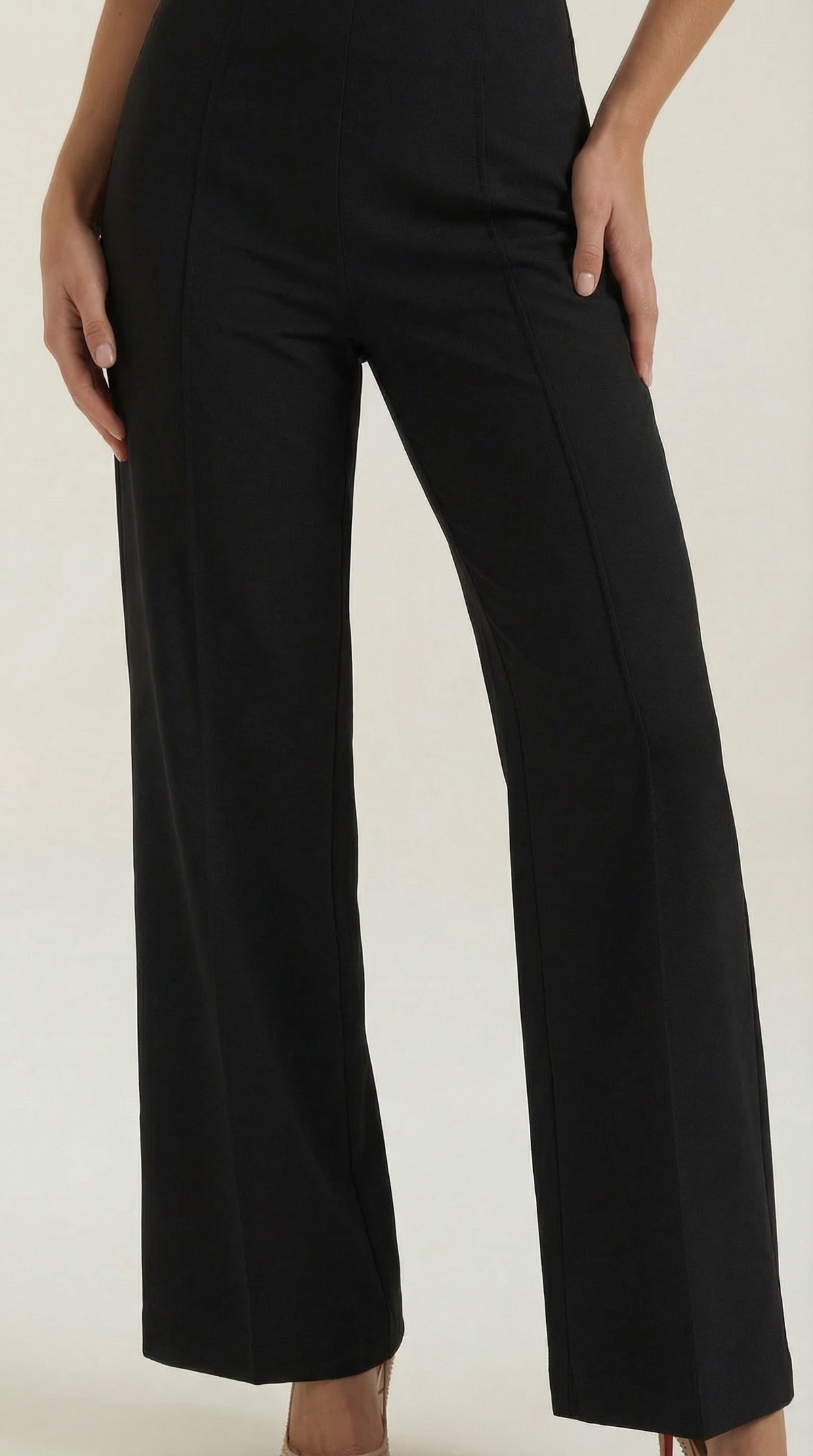 Pantalones Baggy Brooke de Cintura Media