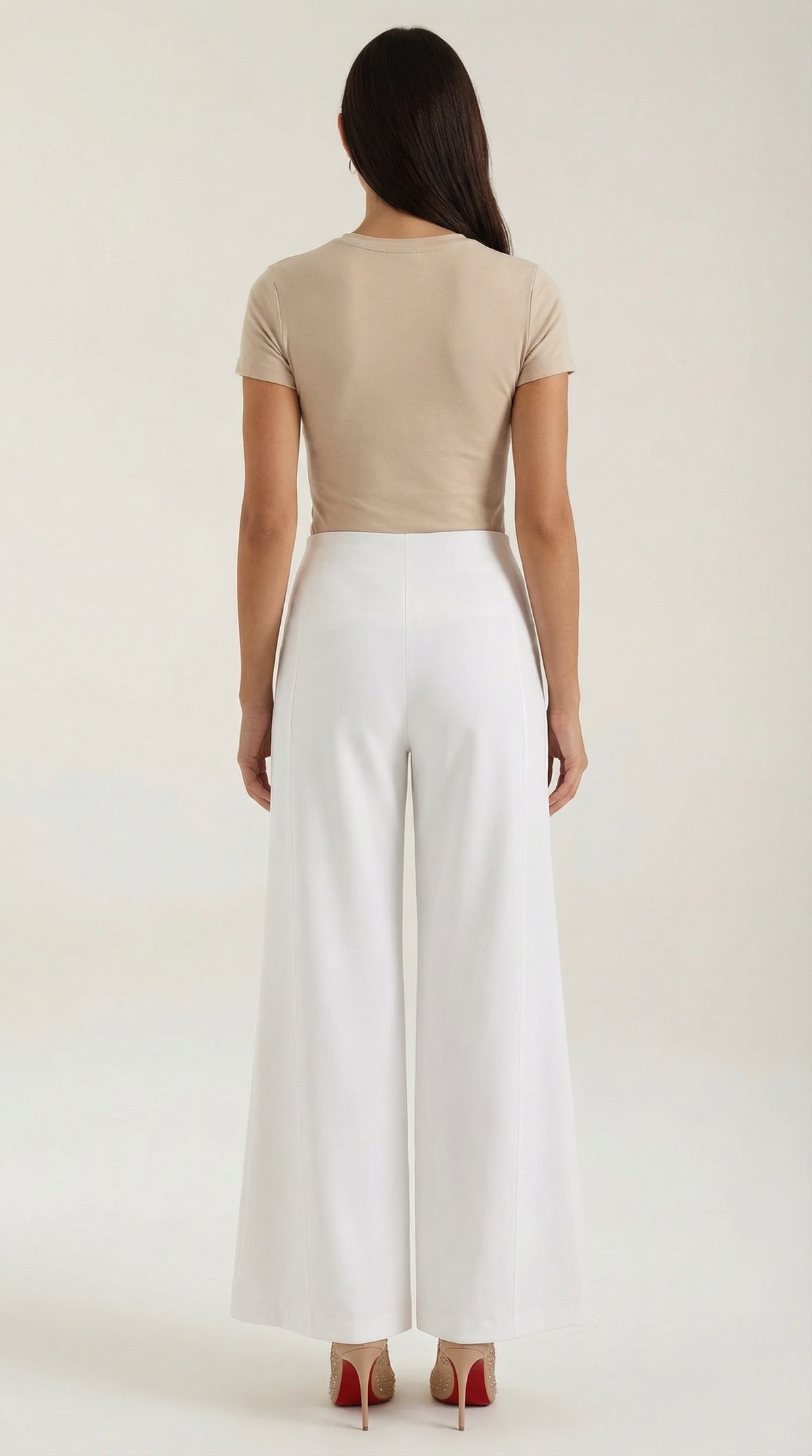 Pantalones Baggy Brooke de Cintura Media