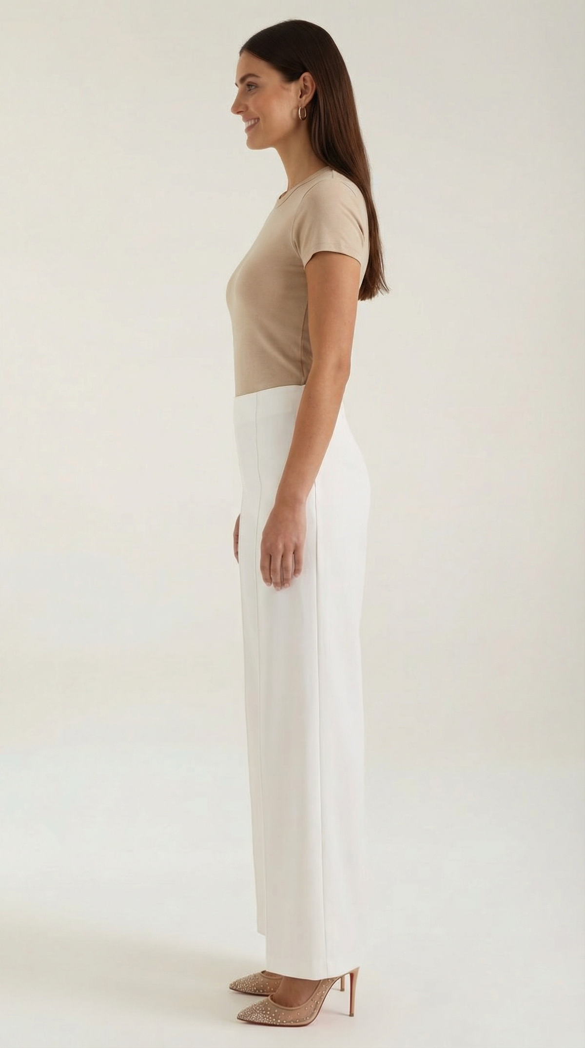 Pantalones Baggy Brooke de Cintura Media