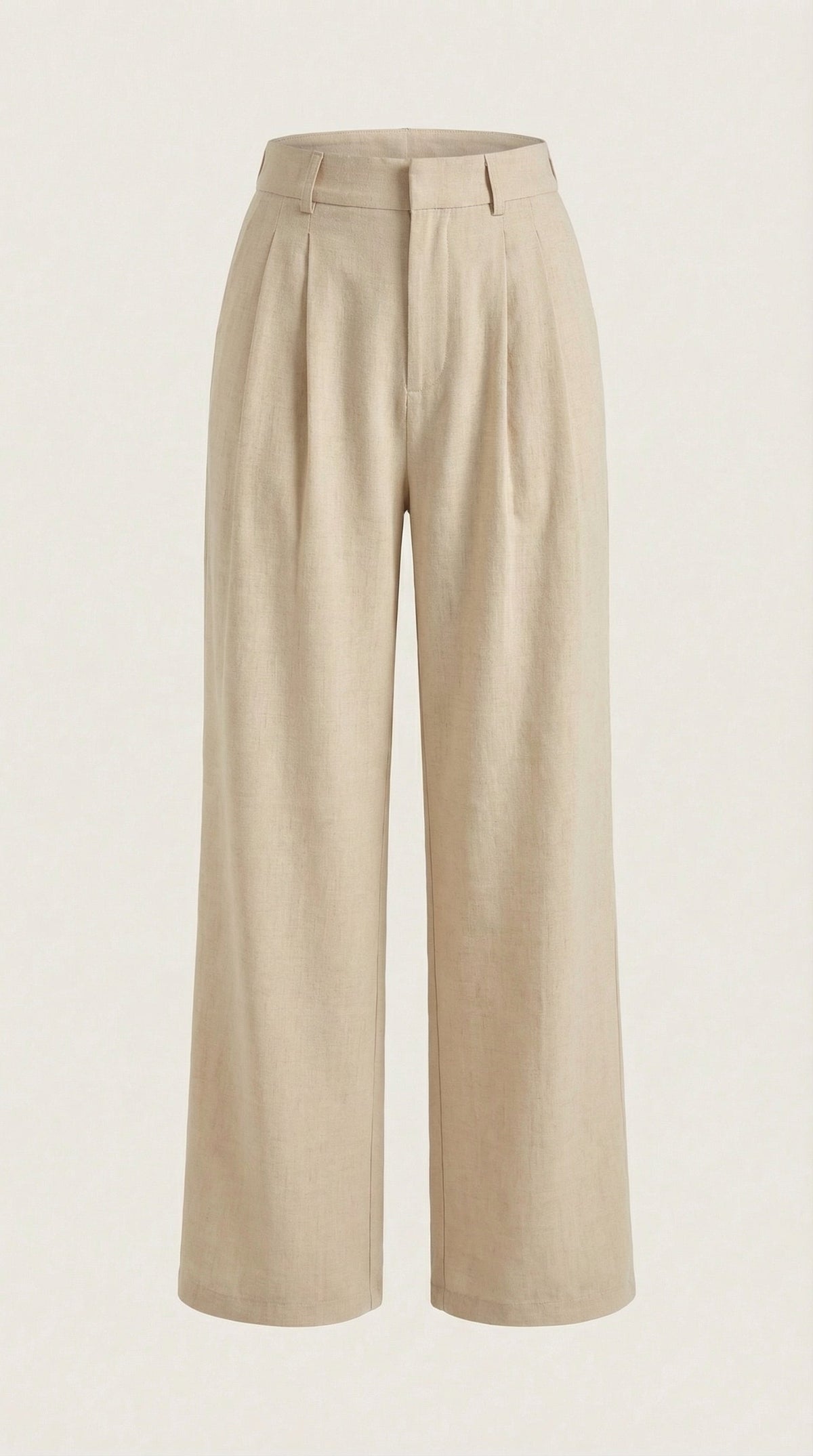Pantalones Plisados de Cintura Alta Courtney