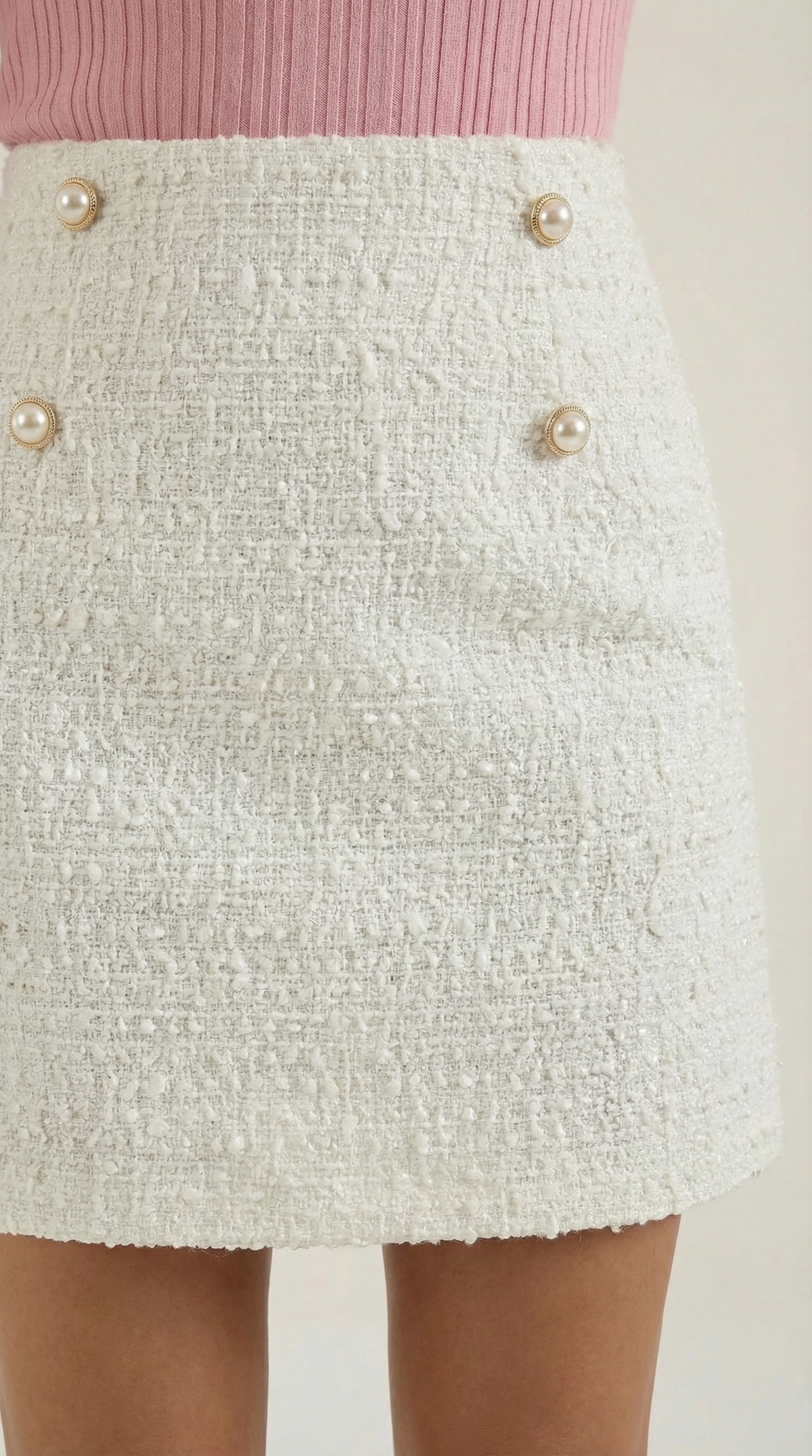 Falda Isla Blanca - Falda elegante para mujer