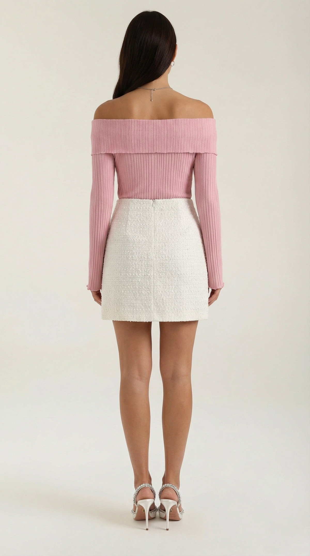 Falda Isla Blanca - Falda elegante para mujer