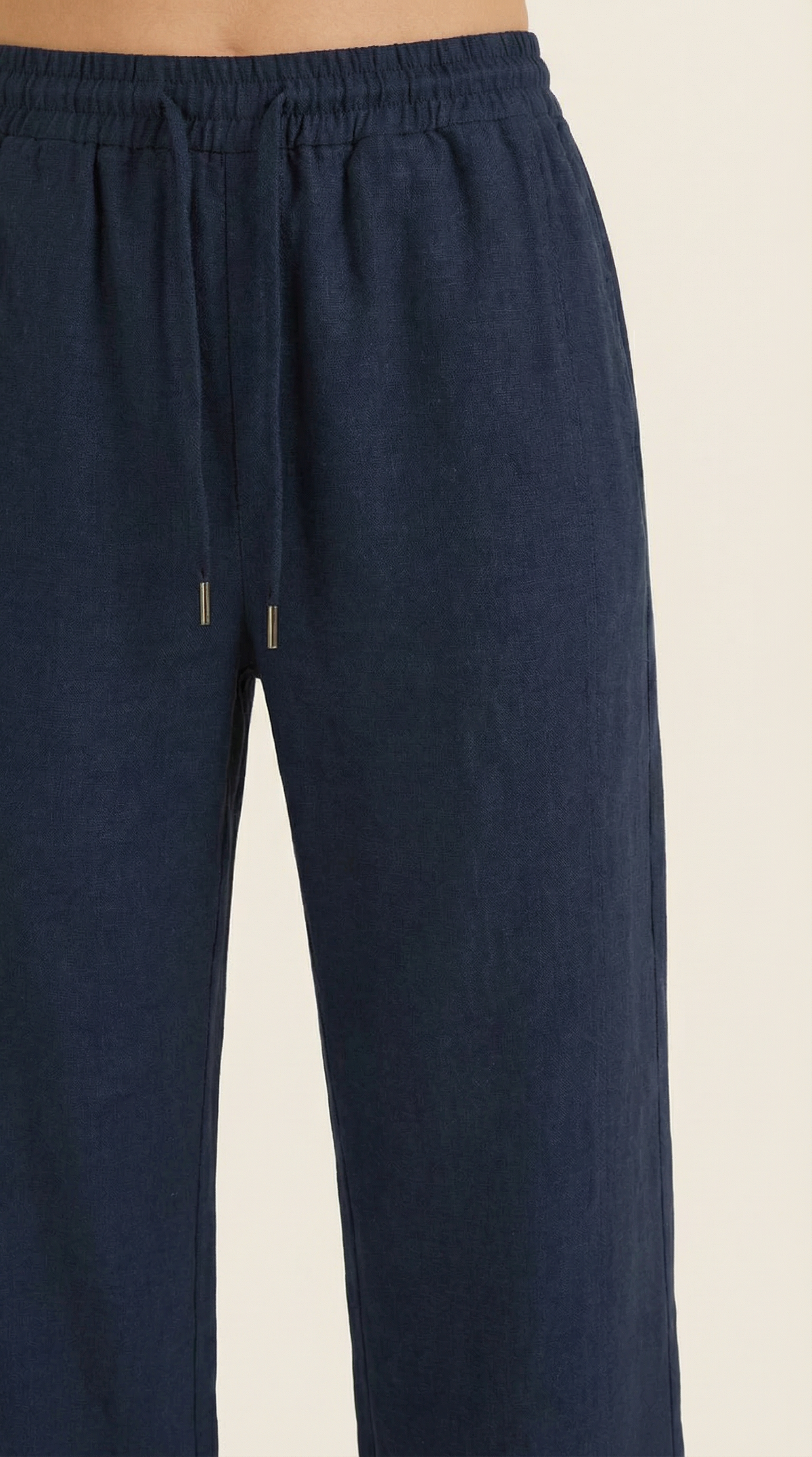 Jeans anchos Kendra con cordón