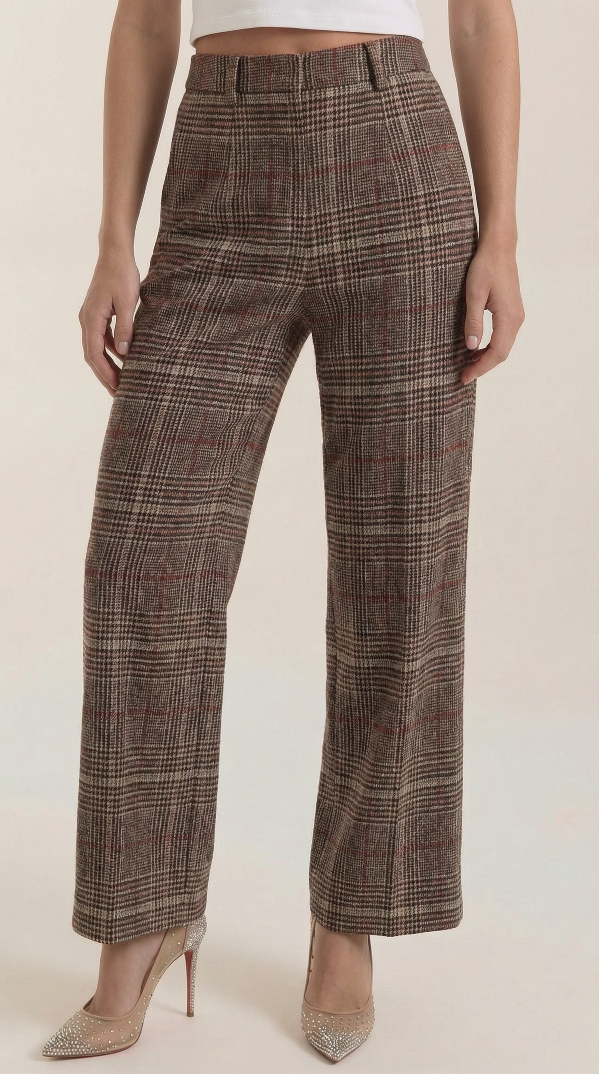 Pantalones de cuadros Leigh