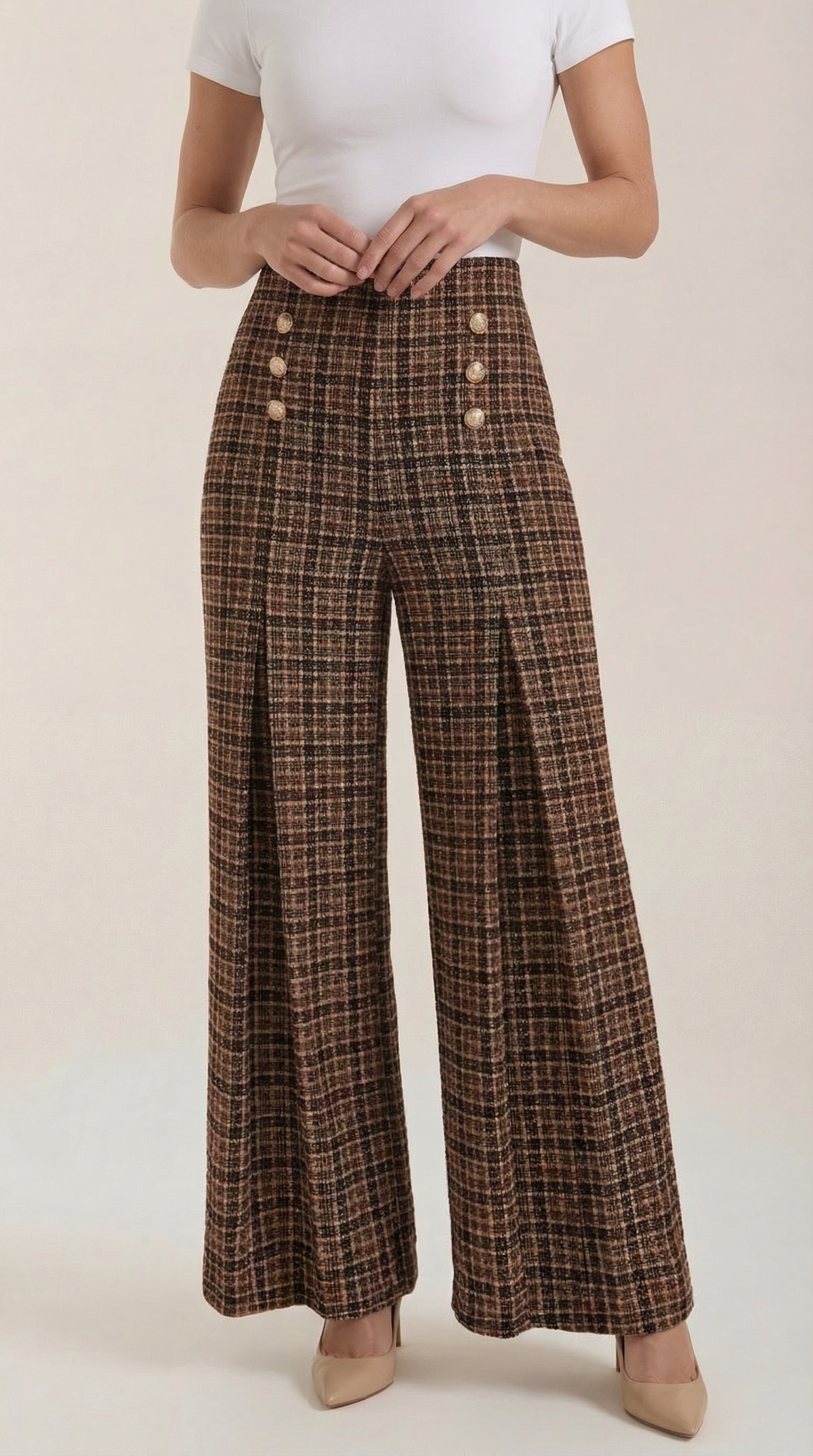 Pantalones de cuadros Naomi