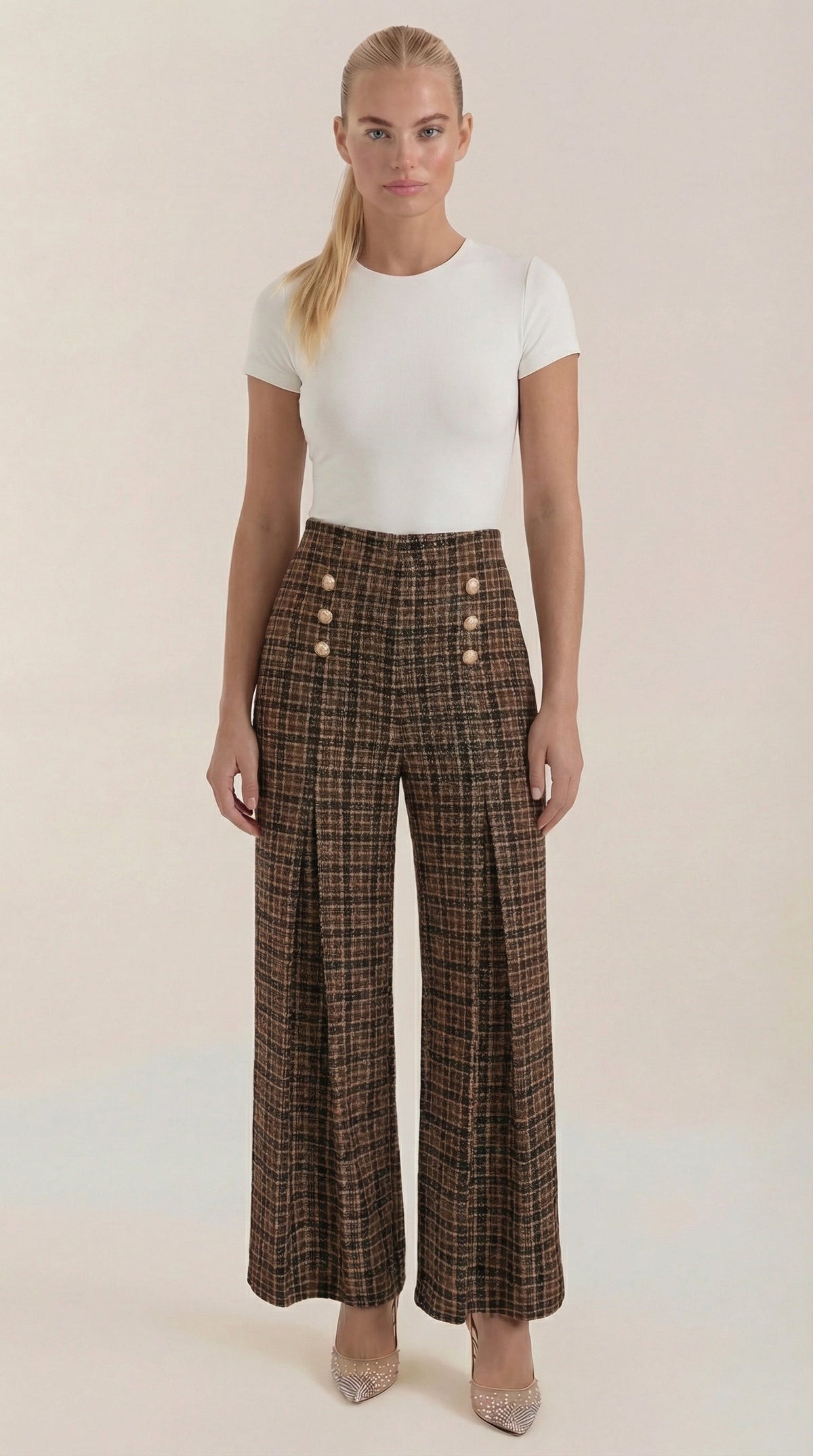 Pantalones de cuadros Naomi