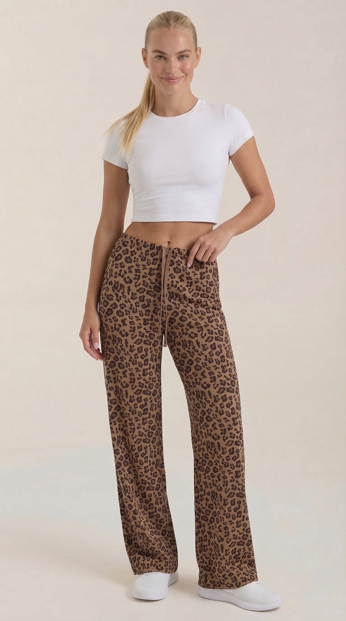 Pantalón Cleo - Estampado leopardo
