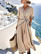 SANTORINI™ | VESTIDO ELEGANTE PRIMAVERAL