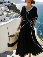 SANTORINI™ | VESTIDO ELEGANTE PRIMAVERAL